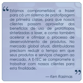 palavras de Ken Rasimas 